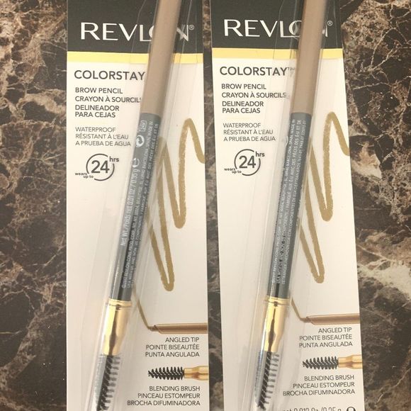 Revlon ColorStay Waterproof Longwearing Eyebrow Pencil, 205 Blonde - 2 PACK - Picture 1 of 2